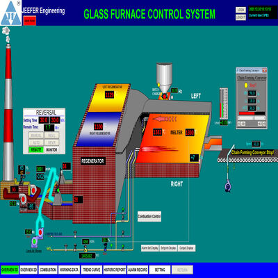 買う ガラス炉操作向けの包括的な PLC ベースの自動化ソリューション オンライン製造